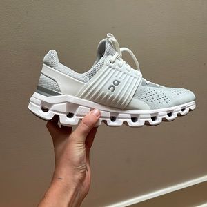 Women’s US 8.5 On Running Cloudswift (Glacier|White)